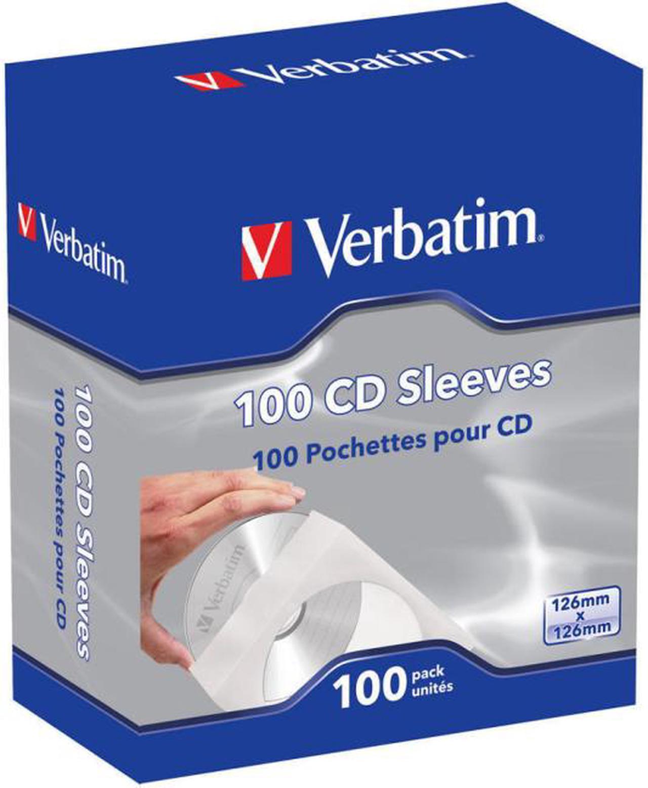 100PK CD/DVD PAPER SLEEVES WITH