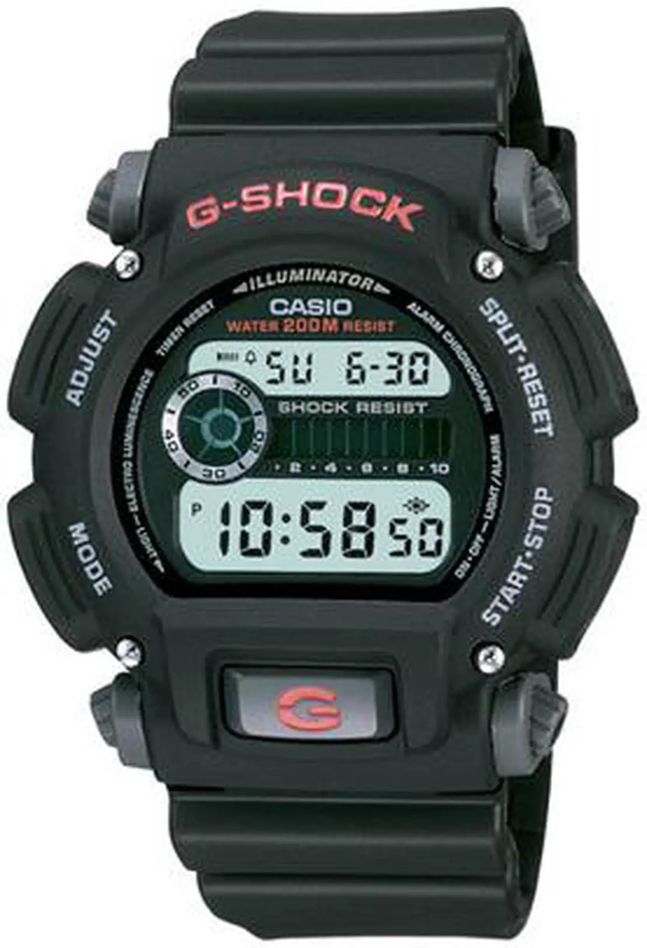 Alt view image 14 of 19 - CASIO DW-9052-1VCF G Shock Mens Watch Black