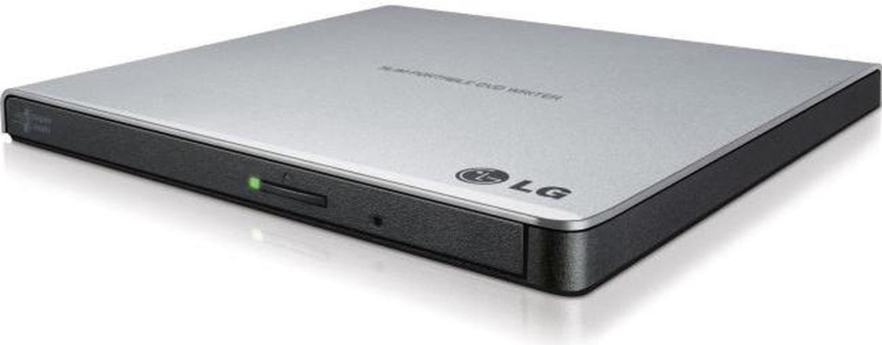 LG Electronics 8X USB 2.0 Super Multi Ultra Slim Portable DVD+/-RW External Drive with M-DISC Support, Retail (Silver) G