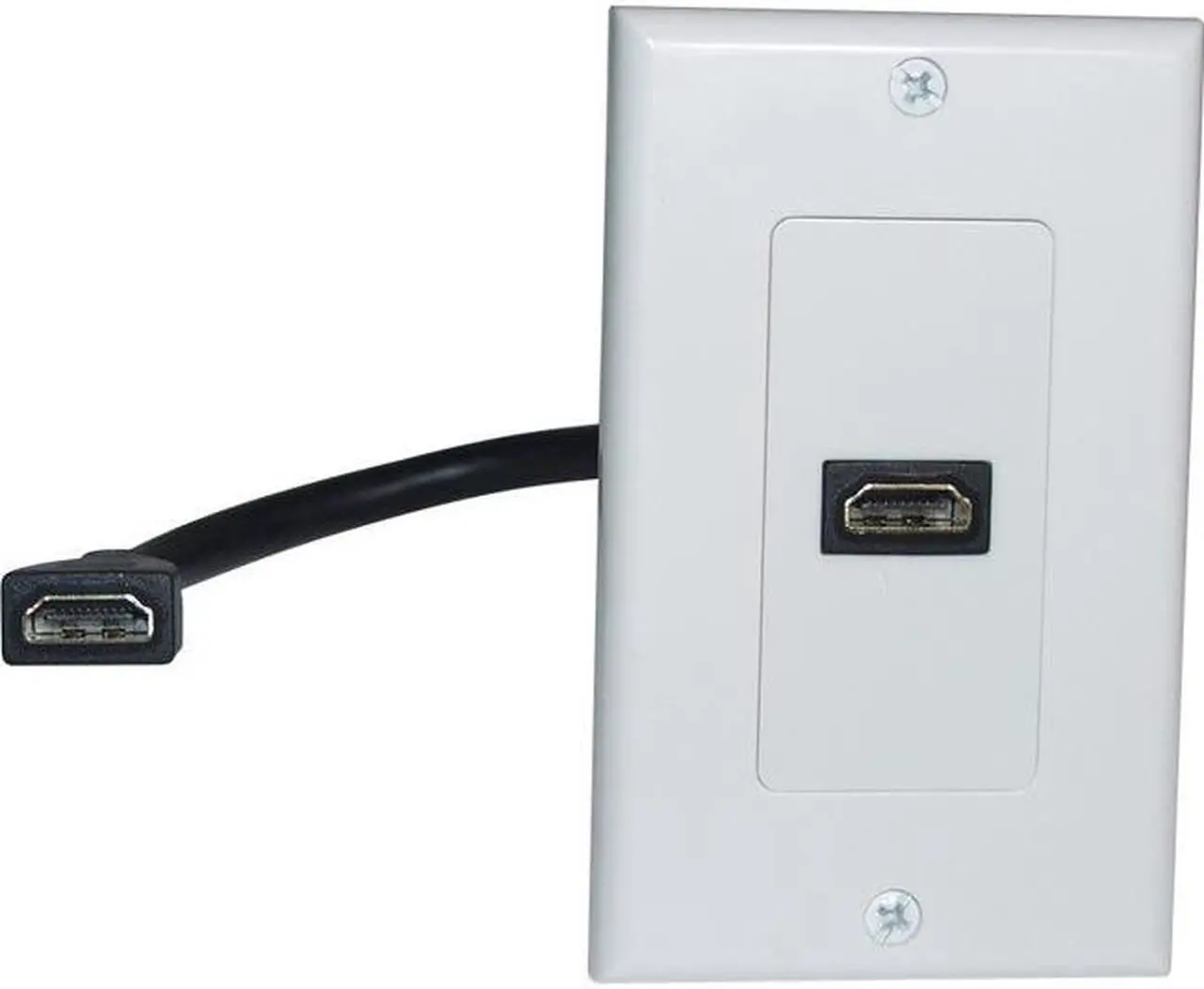 Alt view image 3 of 5 - Comprehensive Hdmi Wallplate 1 Port Pigtail