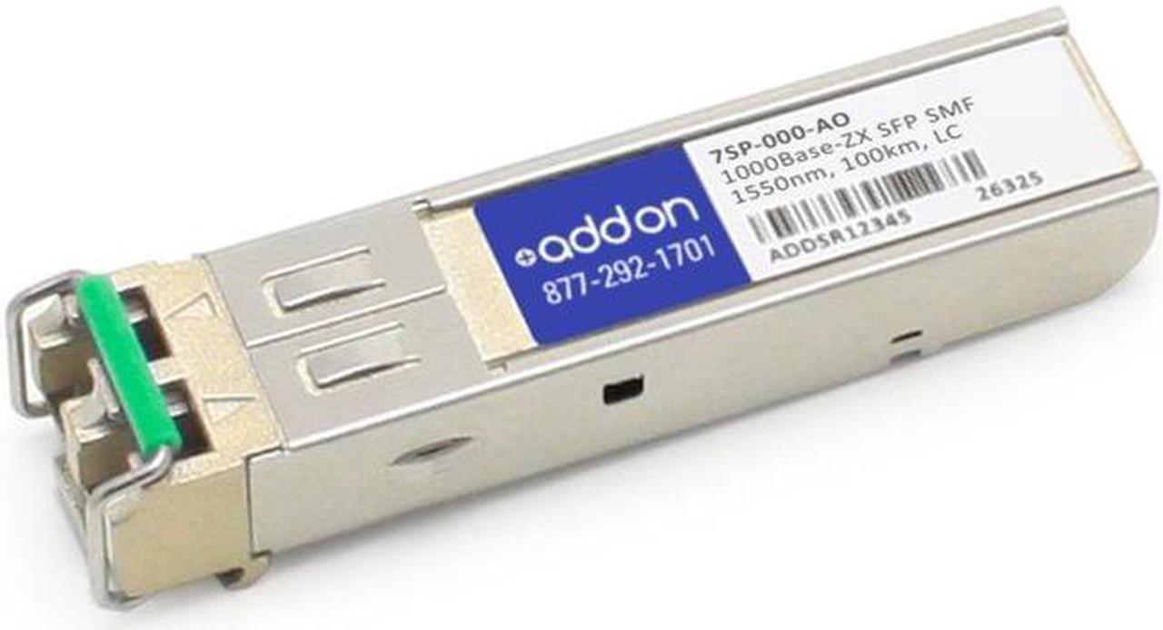 Alt view image 2 of 7 - Addon Accedian 7Sp-000 Compatible Taa Compliant 1000Base-Zx Sfp Transceiver (Smf 1550Nm 50Km Lc)