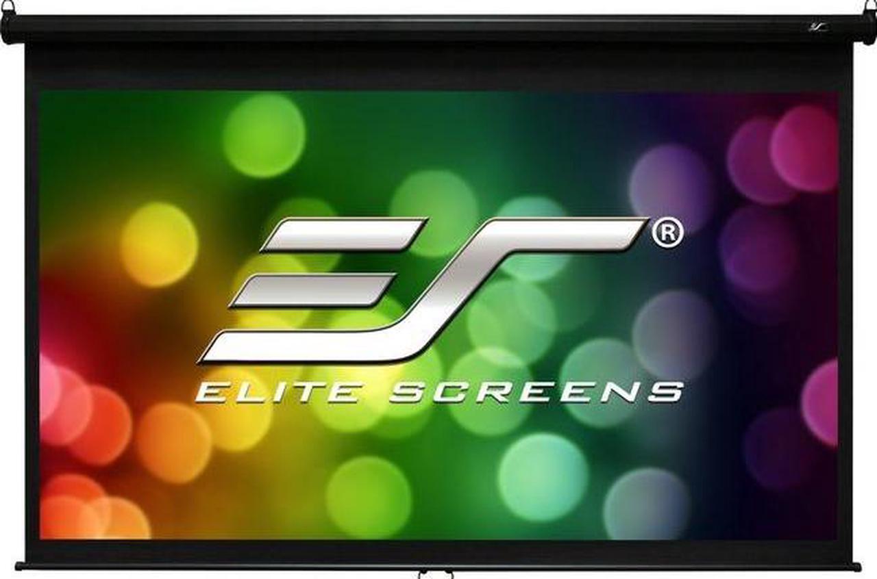 Alt view image 5 of 16 - Elite Screens Manual M120H Manual Projection Screen - 120" - 16:9 - Wall/Ceiling Mount