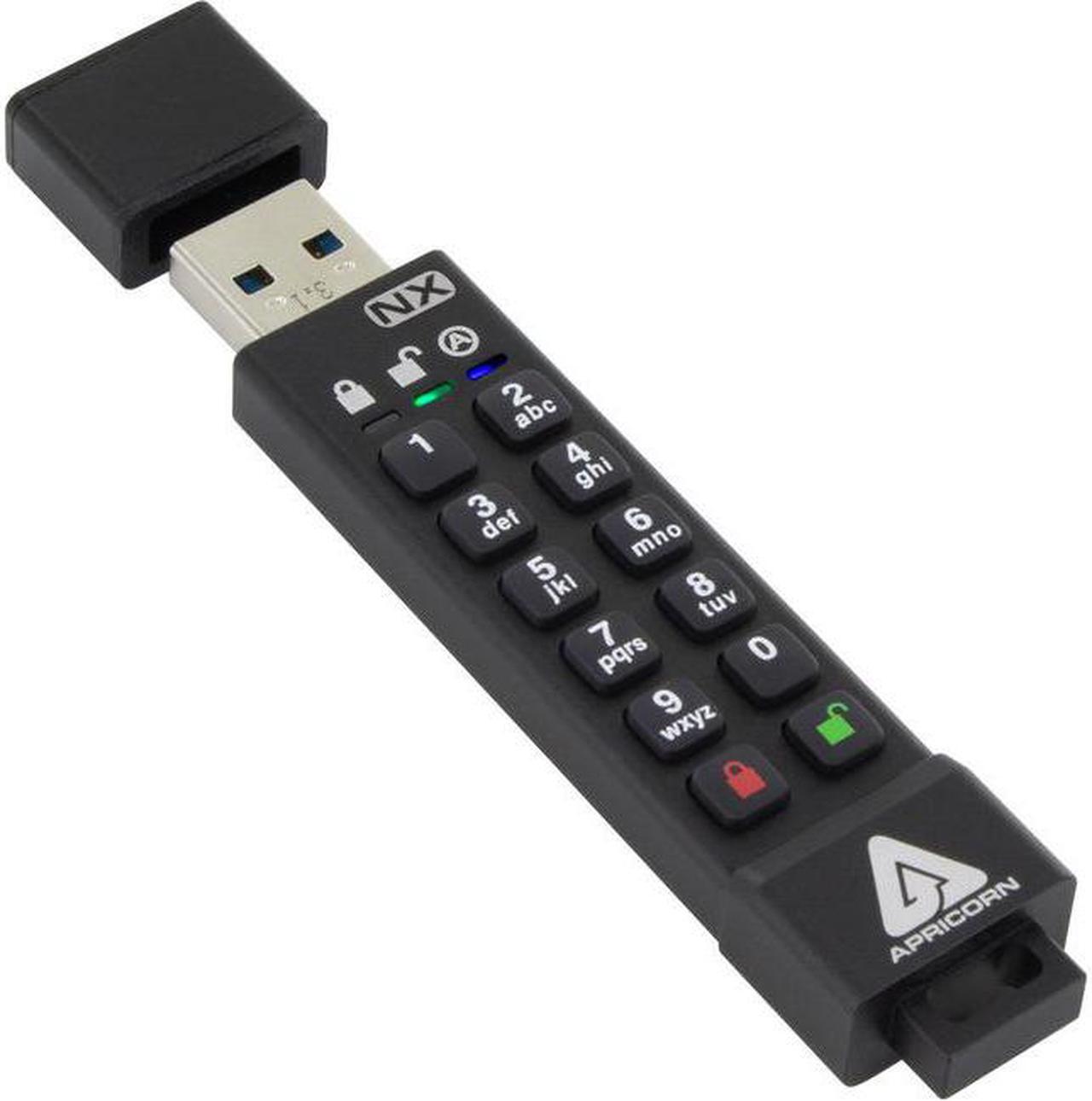 Main image of Apricorn ASK3 32GB USB3.2 Type -A Flash Drive Black Model ASK3-NX-32GB