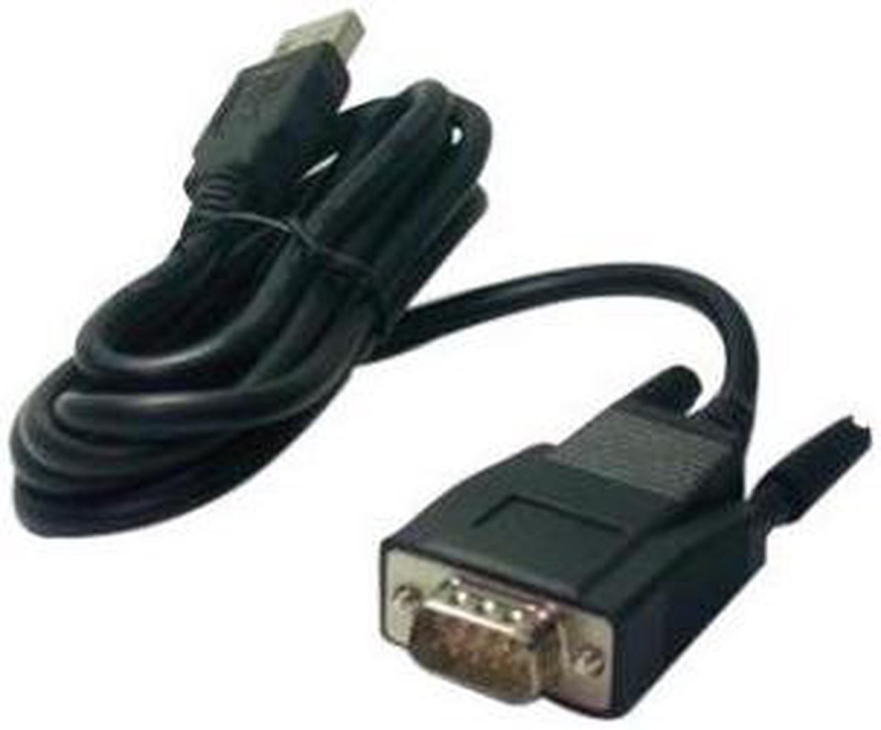 Alt view image 6 of 11 - HP USB to Serial Port Adapter - USB/Serial for PC, Desktop Computer - 3.94 ft - 1 x Type A Male USB - 1 x DB-9 Female Serial - Black