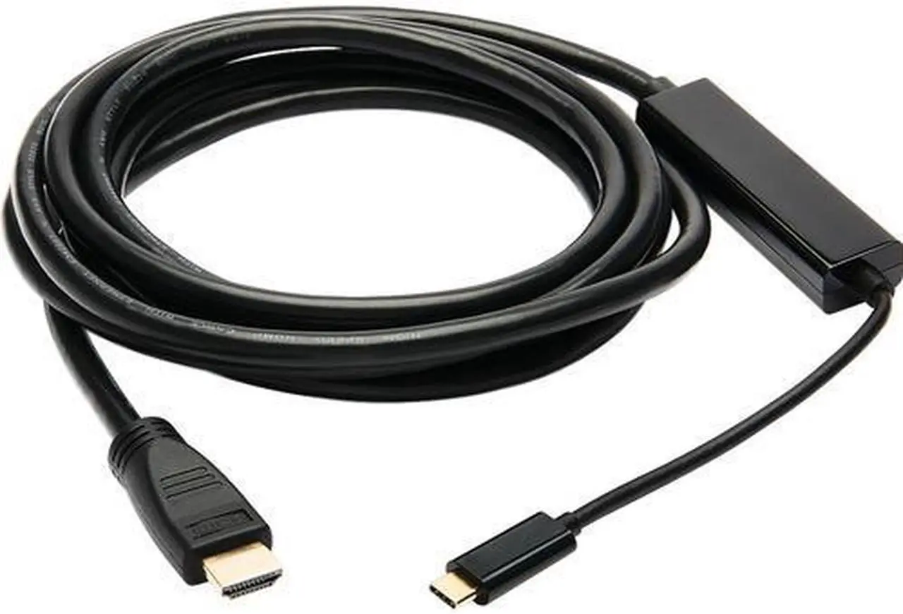 Alt view image 8 of 11 - Tripp Lite USB C to HDMI Adapter Cable USB 3.1 4K@60Hz M/M USB-C Black 10ft