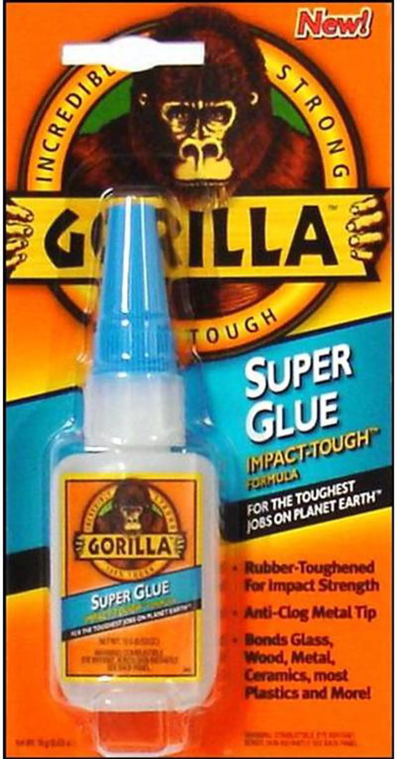Alt view image 3 of 14 - Gorilla Super Glue 15G Bottle GORILLA PVC CEMENT LLC Super Glue 7805002