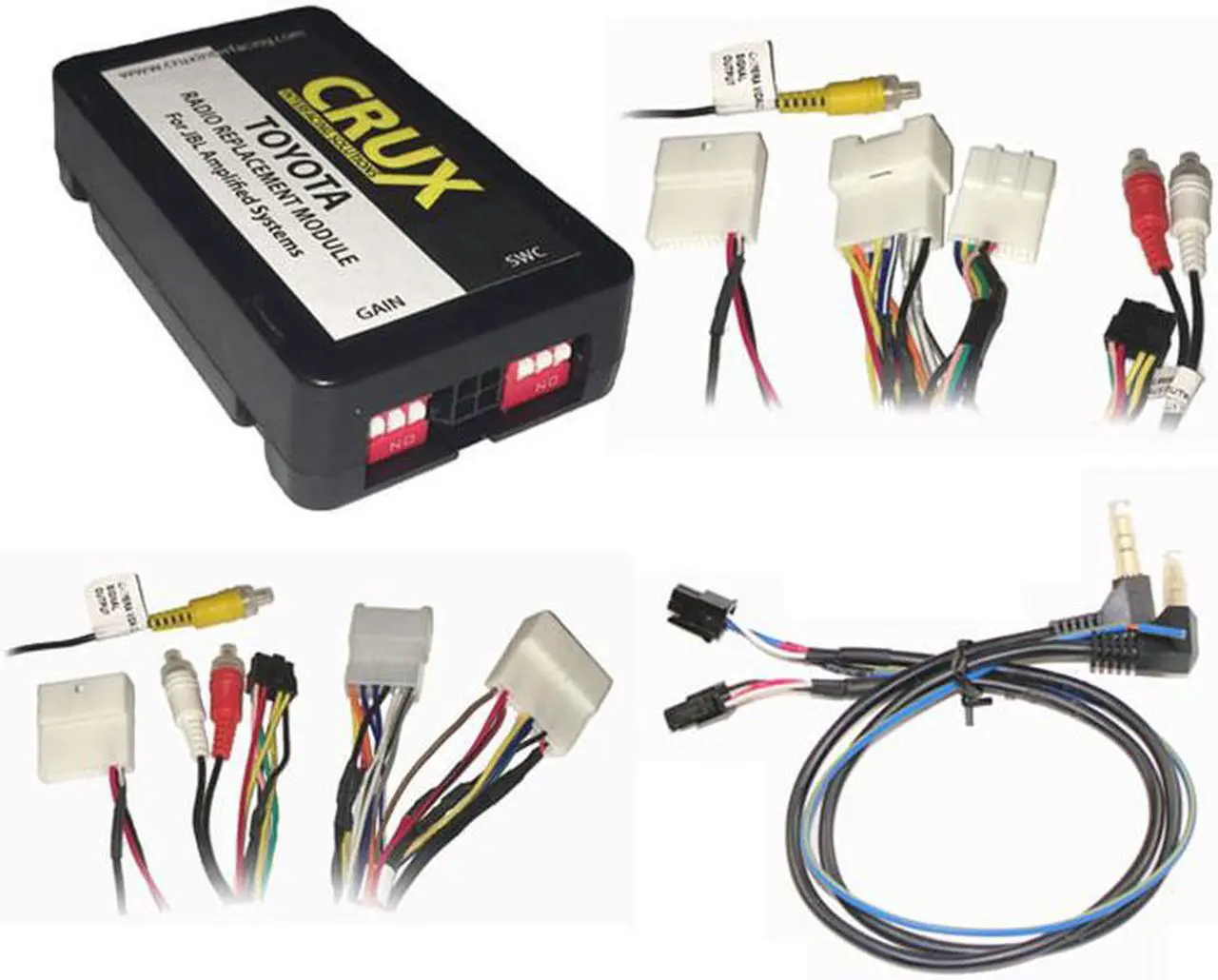Alt view image 3 of 7 - CRUX SWRTY-61J Radio Replacement with SWC & JBL Amp Retention (for Toyota/Lexus Vehicles 2003-2011)