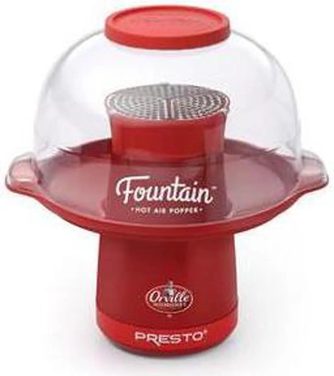 Alt view image 12 of 20 - PRESTO 04868 Orville Redenbacher's Fountain Hot Air Popper, Red