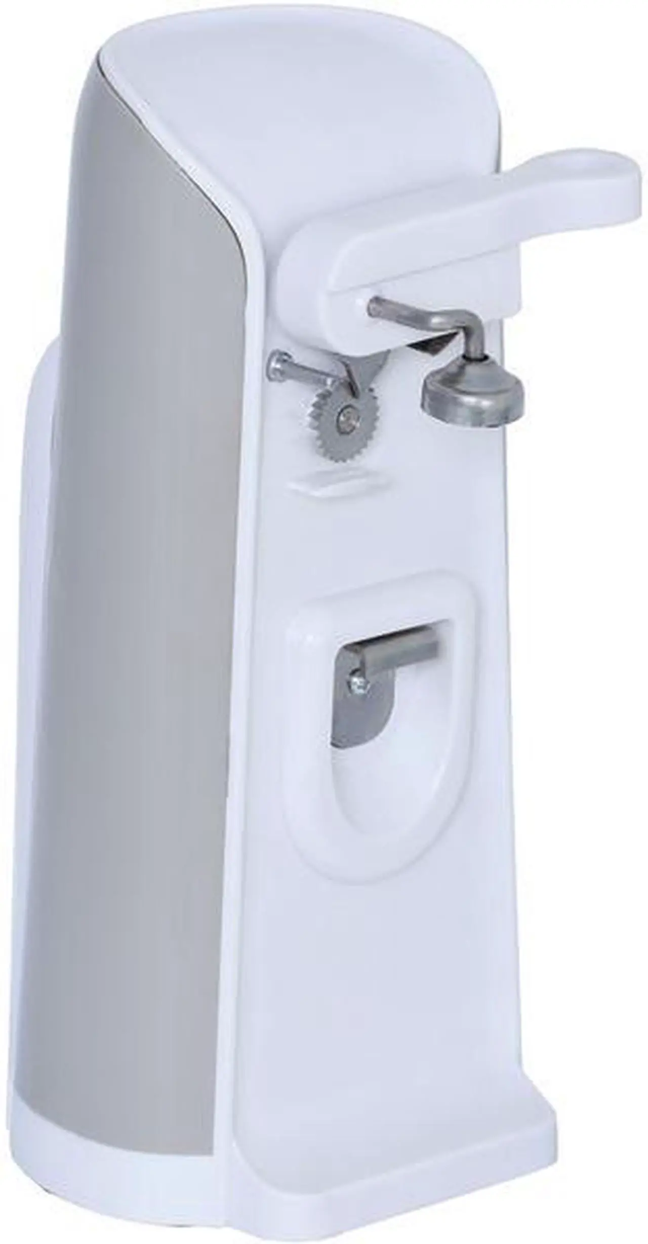 Main image of Brentwood(R) Appliances J-30W Tall Electric Can Opener with Knife Sharpener & Bottle Opener