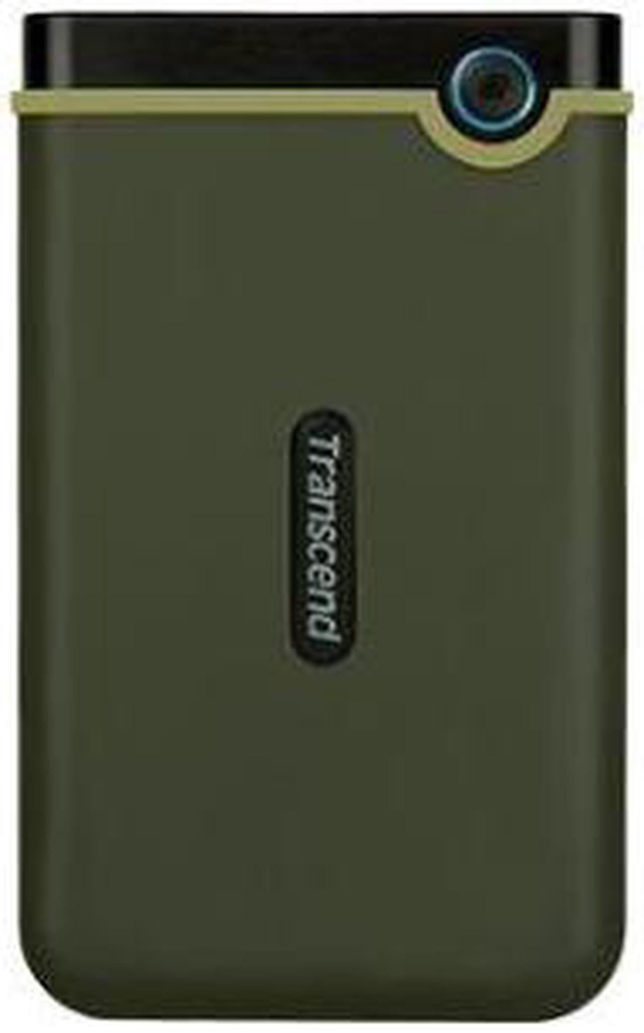 Transcend Storejet 25M3 Ts-2Tsj25m3g 2 Tb Portable Hard Drive - 2.5" External - Military Green