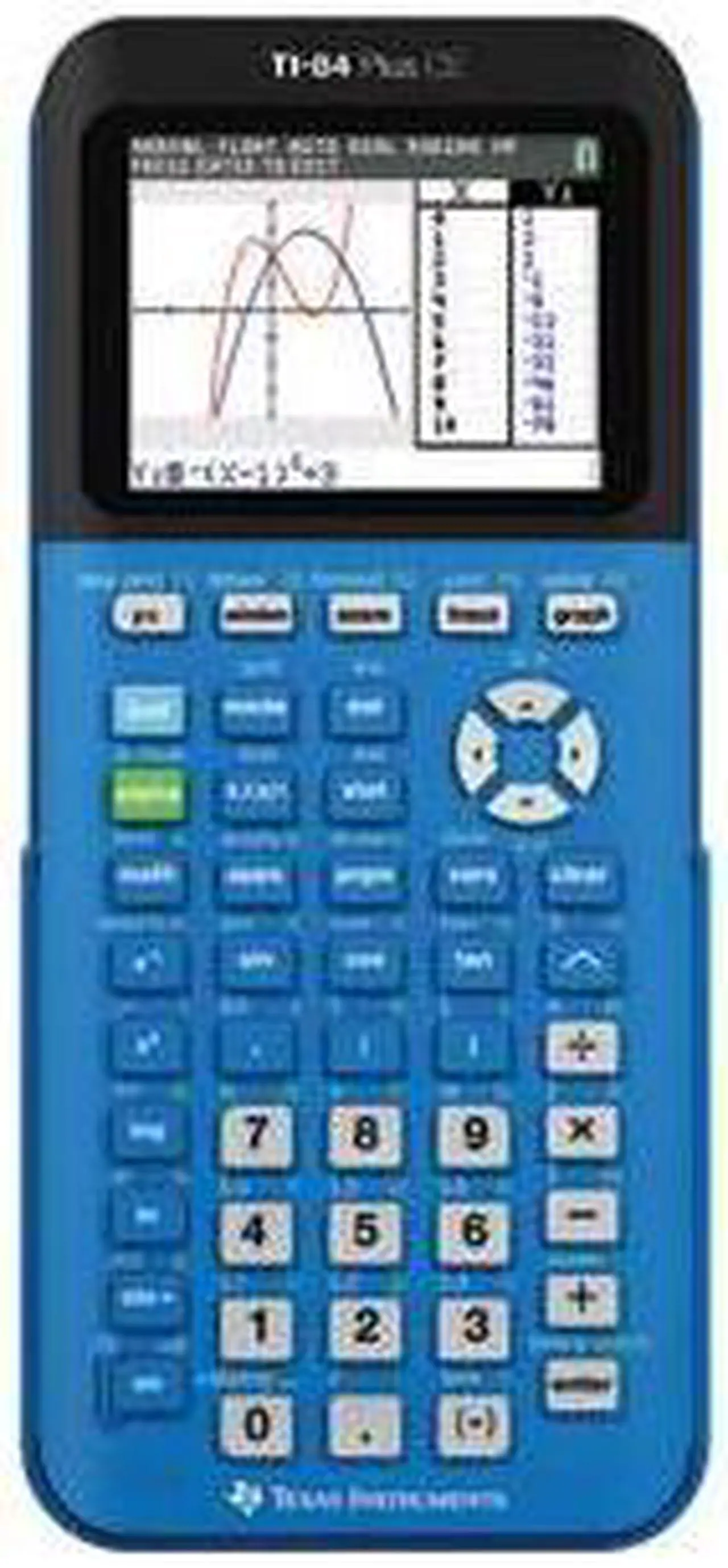 Alt view image 4 of 11 - Texas Instruments TI-84 Plus CE Graphing Calculator - Blue