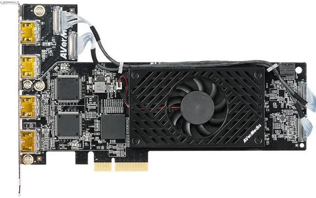 Alt view image 4 of 6 - AVerMedia 1080p60 HDMI 4-Channel PCIe Video Capture Card w/Low Profile (CL314H1)
