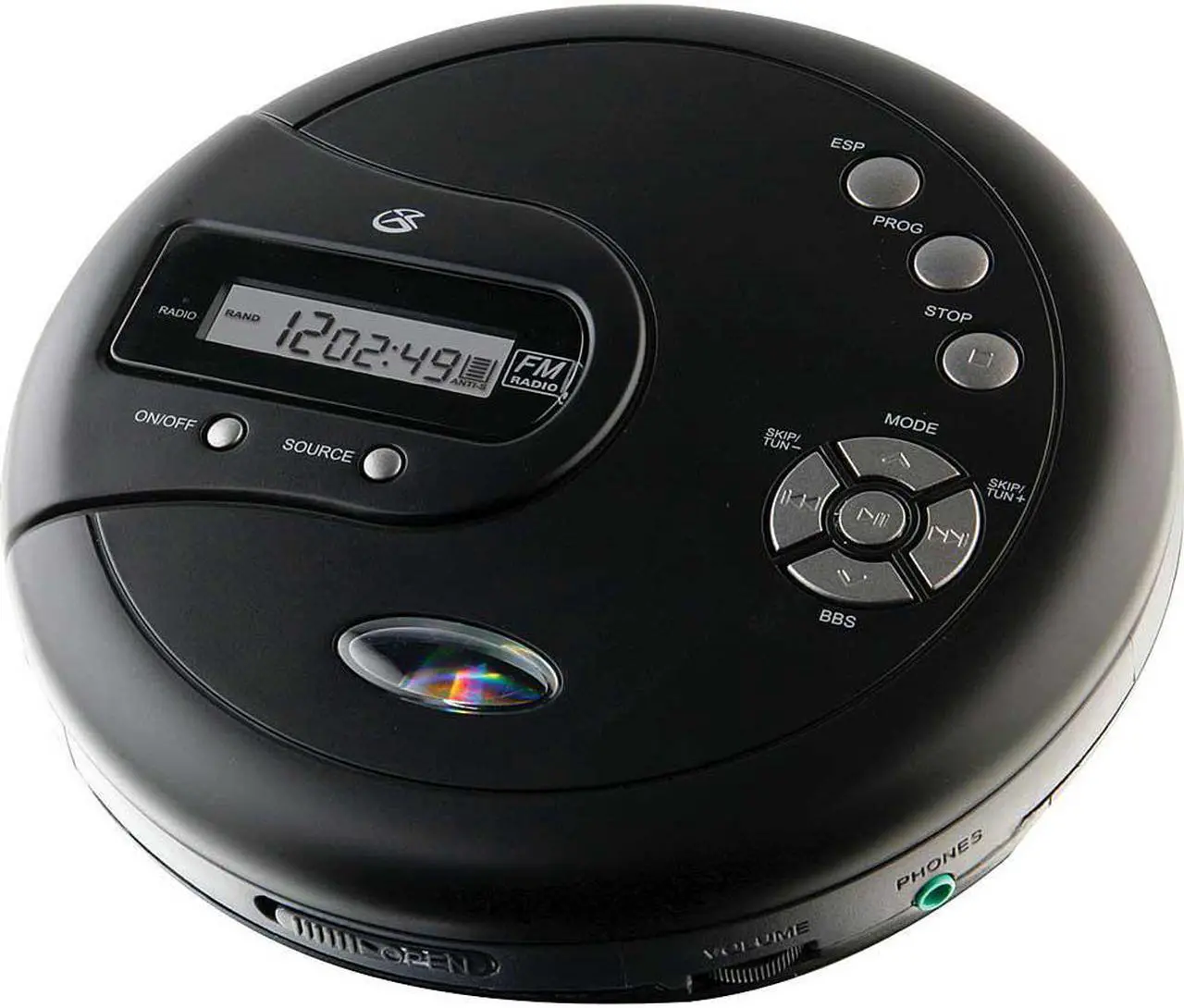 Alt view image 9 of 16 - GPX Personal CD Player with Skip Protection PC332B