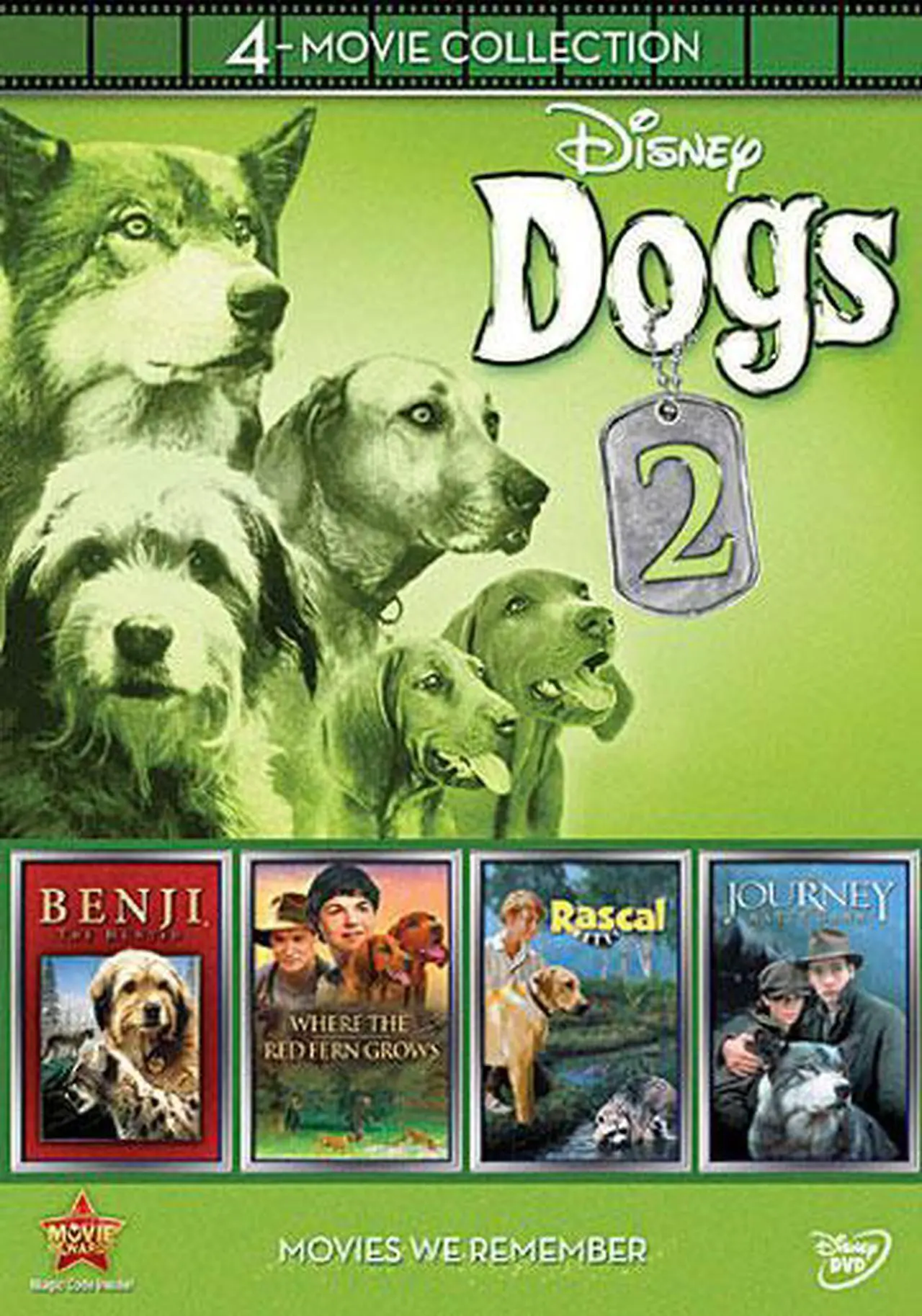 Alt view image 2 of 2 - BUENA VISTA HOME VIDEO JOURNEY NATTY GAN/RASCAL/BENJI-HUNTED/WHERE RED FERN GROWS (DVD/4PK) D110308D