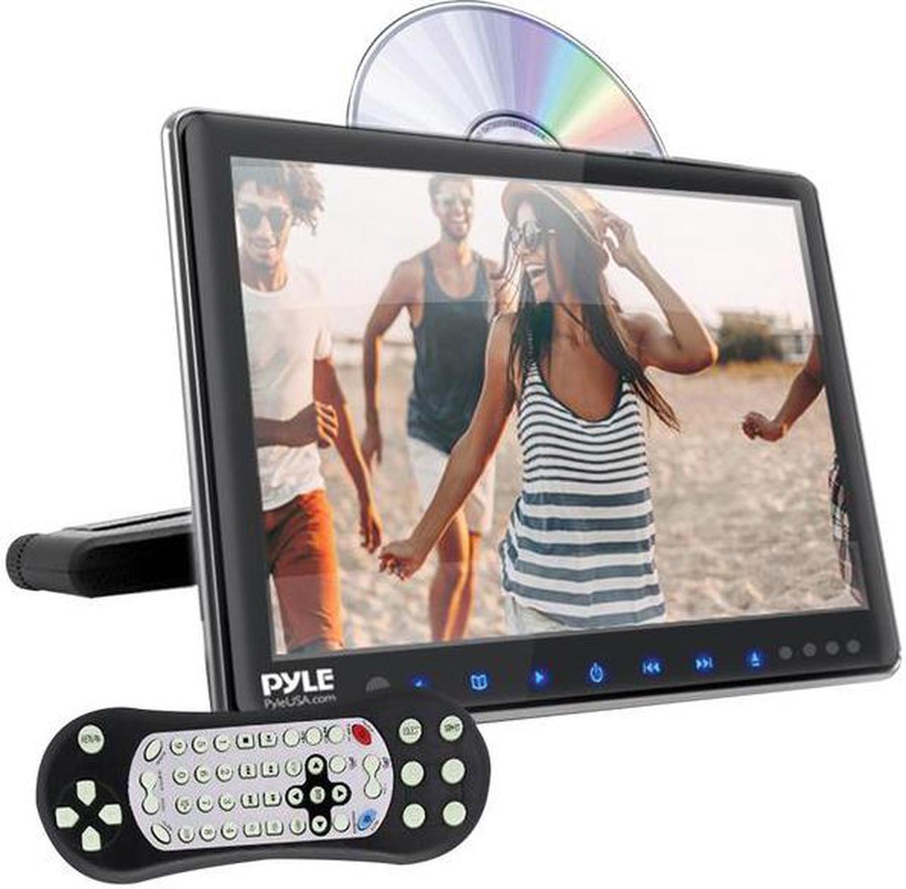 Alt view image 2 of 3 - universal car headrest mount monitor  9.4 inch vehicle multimedia cd dvd player  smart audio video entertainment system w/hdmi & hires tv lcd screen  includes mounting bracket  pyle plhrdvd904