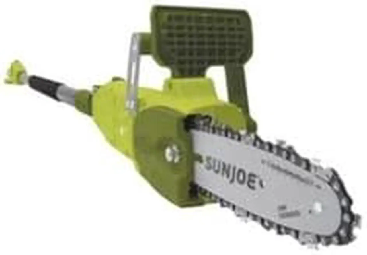Alt view image 9 of 9 - Sun Joe SWJ806E 2-in-1 Electric Convertible Pole Chain Saw | 8 inch | 8.0 Amp (Green)