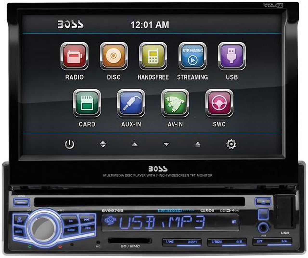 Alt view image 19 of 20 - Boss Audio BV9976B 7" Touchscreen Single-Din DVD w/ Bluetooth