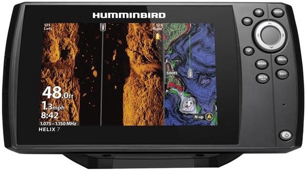 Alt view image 11 of 13 - HumminBird - 411080-1 - Humminbird 411080-1 HELIX 7 CHIRP MEGA SI GPS G3N Fishfinder with Bluetooth & Ethernet
