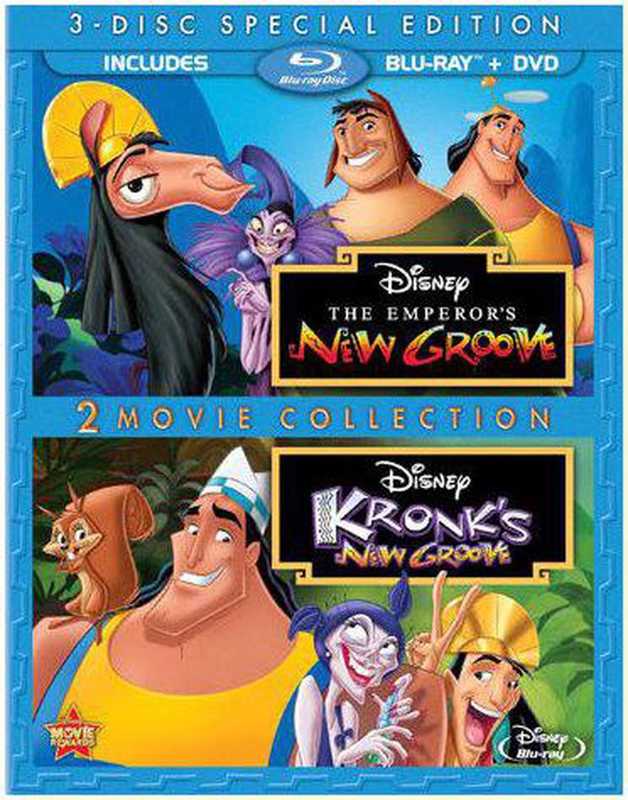 Main image of BUENA VISTA HOME VIDEO EMPERORS NEW GROOVE/KRONKS NEW GROOVE 2-MOVIE COLL (BLU-RAY/DVD-2/WS) BR111539