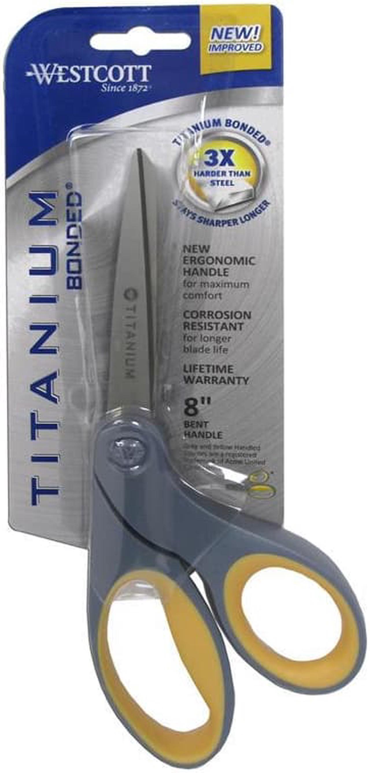 Alt view image 7 of 14 - Westcott Titanium Bonded Scissors 8" Bent 13731