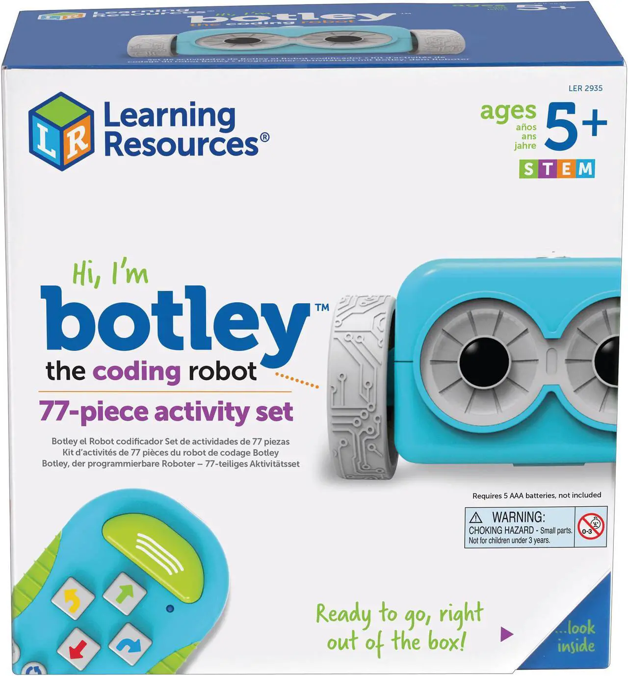 Alt view image 5 of 18 - Learning Resources Activity Set Coding Robot 9"Wx9"Lx6-1/5"H Multi LER2935
