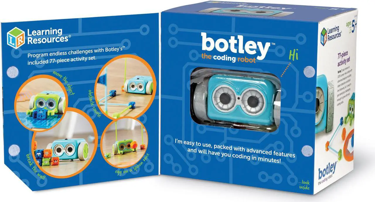 Alt view image 6 of 18 - Learning Resources Activity Set Coding Robot 9"Wx9"Lx6-1/5"H Multi LER2935