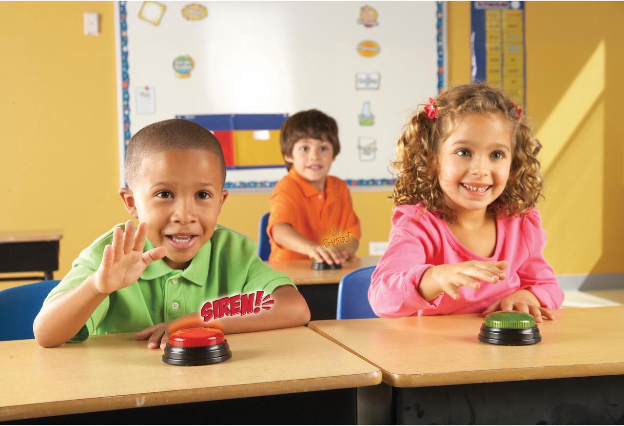 Alt view image 4 of 13 - LEARNING RESOURCES LIGHTS AND SOUNDS BUZZERS SET OF 4