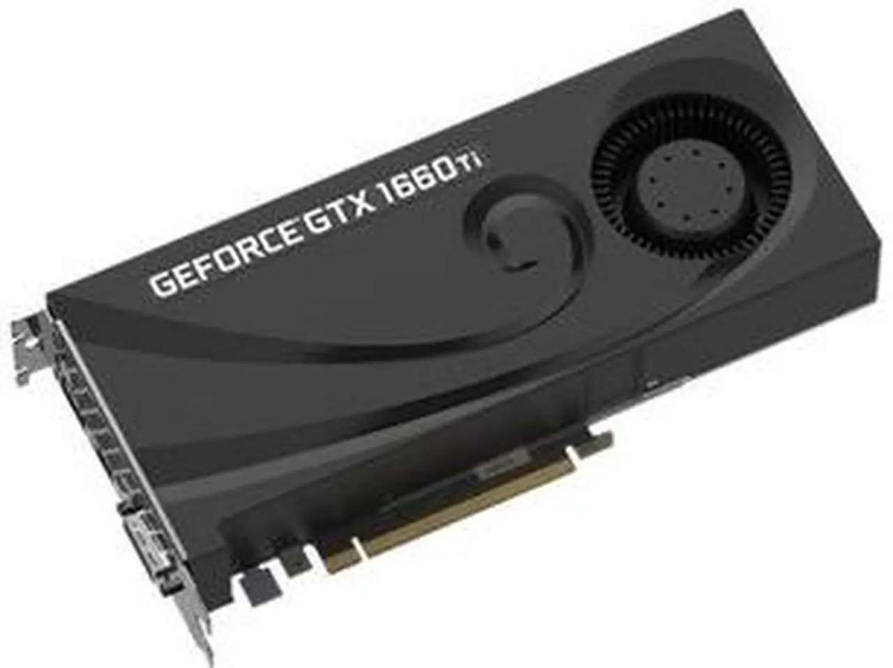 Alt view image 2 of 3 - PNY GeForce GTX 1660 Ti Graphic Card - 1.50 GHz Core - 1.77 GHz Boost Clock - 6GB GDDR6 - Dual Slot Space Required