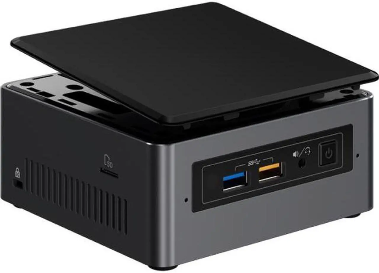 Alt view image 8 of 8 - INTEL NUC 7 HOME MINI PC (NUC7I3BNHXF) - Core i3-7100U, 4 GB RAM, 1 TB HDD, 16 GB Optane, Windows 10 Home