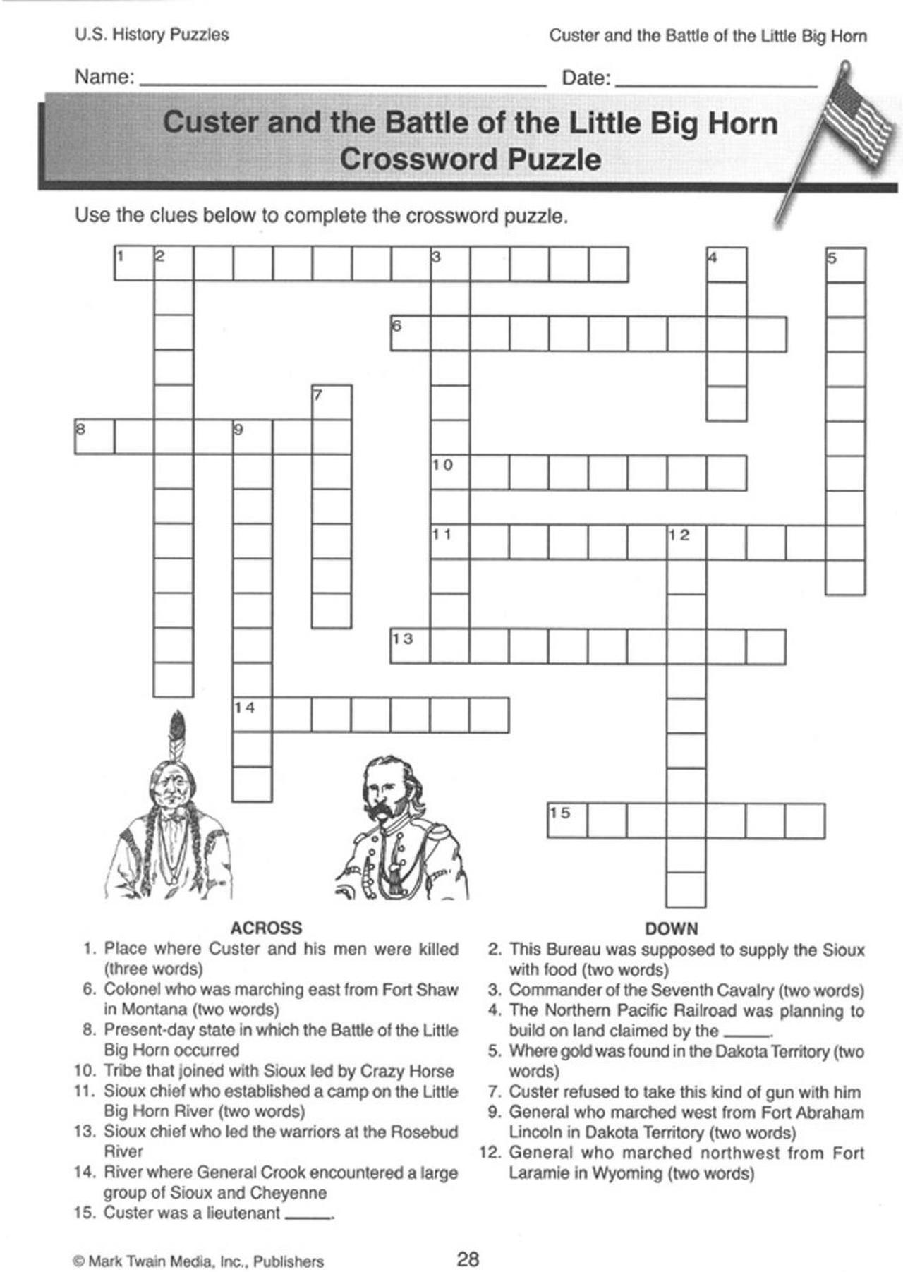Alt view image 6 of 8 - CARSON DELLOSA CD-1371 U.S. HISTORY PUZZLES BOOK
