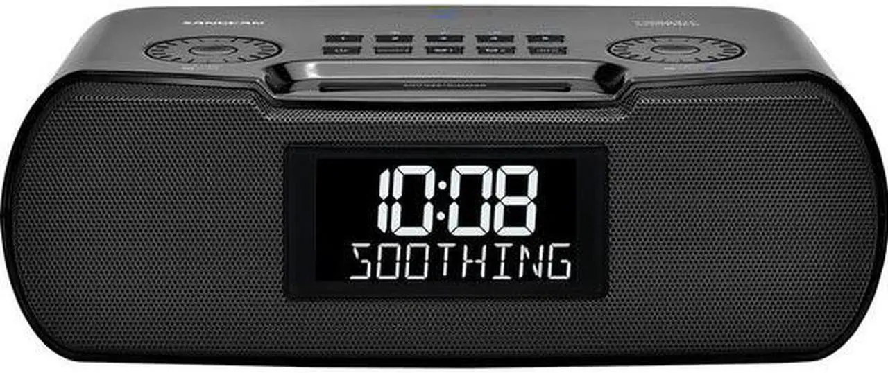 Main image of Sangean RCR-30 Bluetooth AM/FM Alarm Clock Radio with Sound Soother (Black)