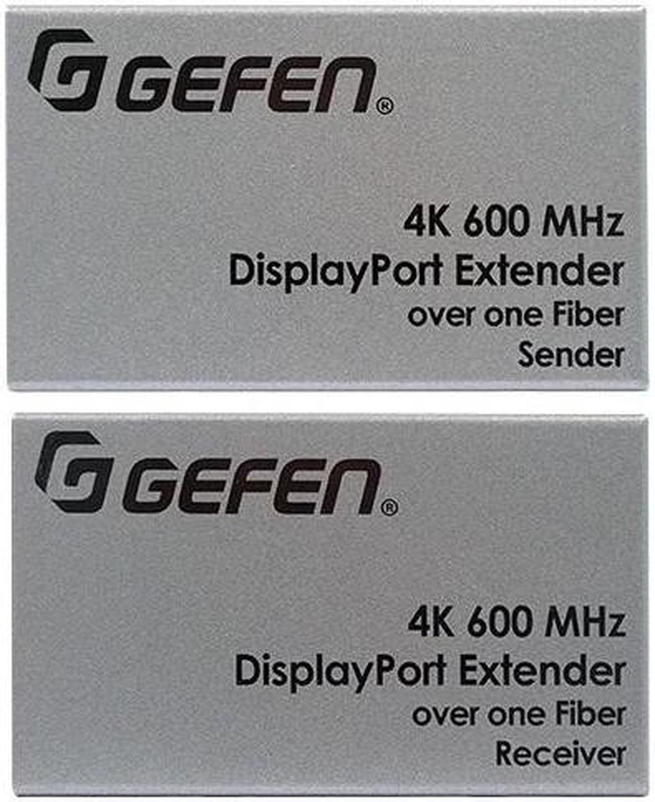 Alt view image 2 of 10 - Gefen 4K 600 MHz DisplayPort Extender over one SC-terminated fiber optic cable (EXT-DP-4K600-1SC)