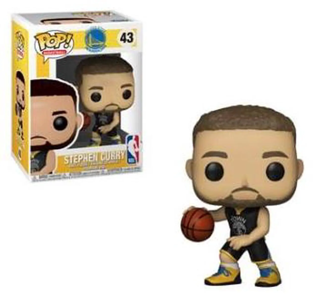 Alt view image 4 of 5 - Golden State Warriors NBA Funko POP Vinyl Figure - Stephen Curry