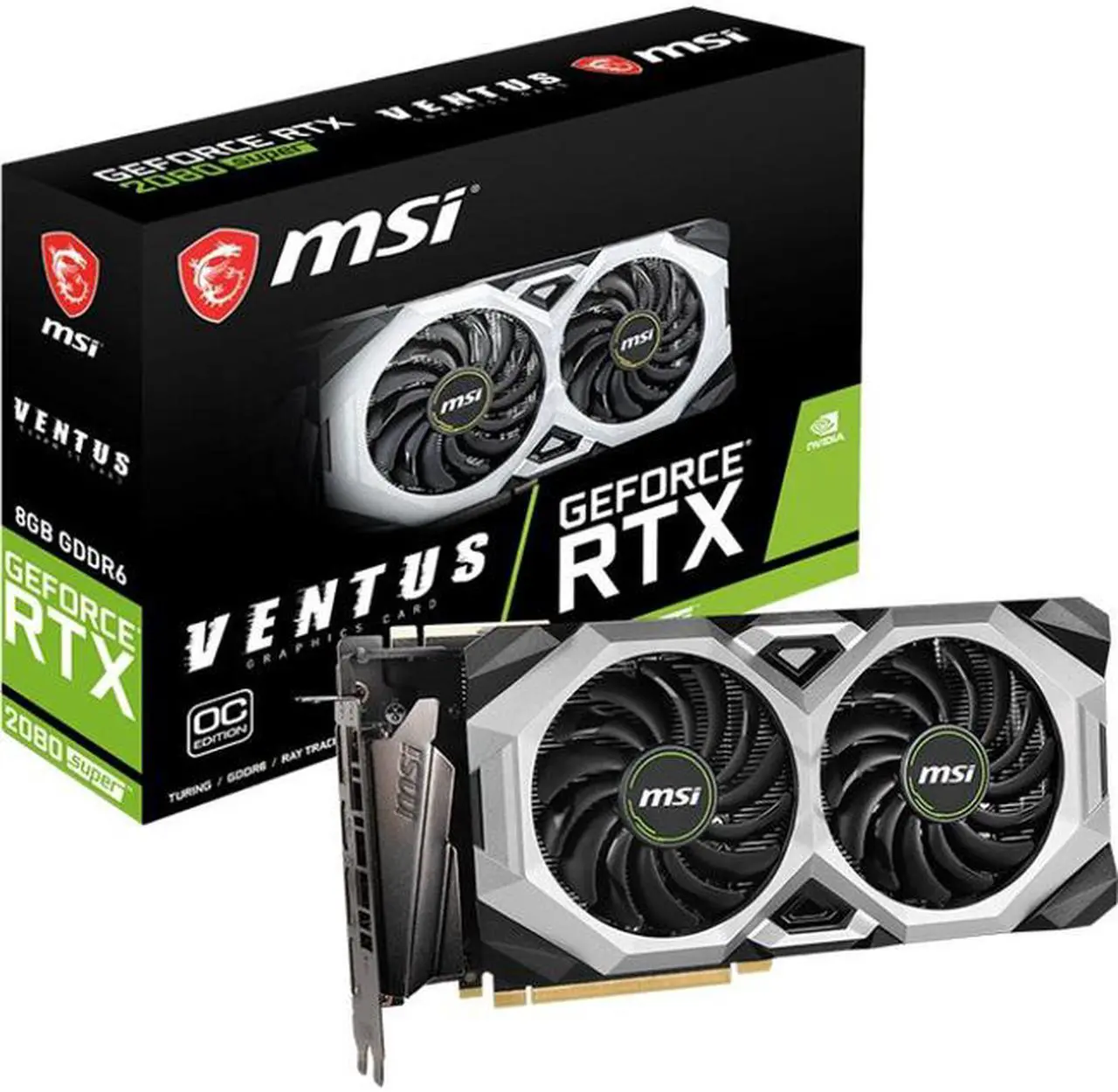 Alt view image 6 of 18 - [OB] MSI Gaming GeForce RTX 2080 Super 8GB GDRR6 256-Bit (RTX 2080 Super Ventus XS OC)