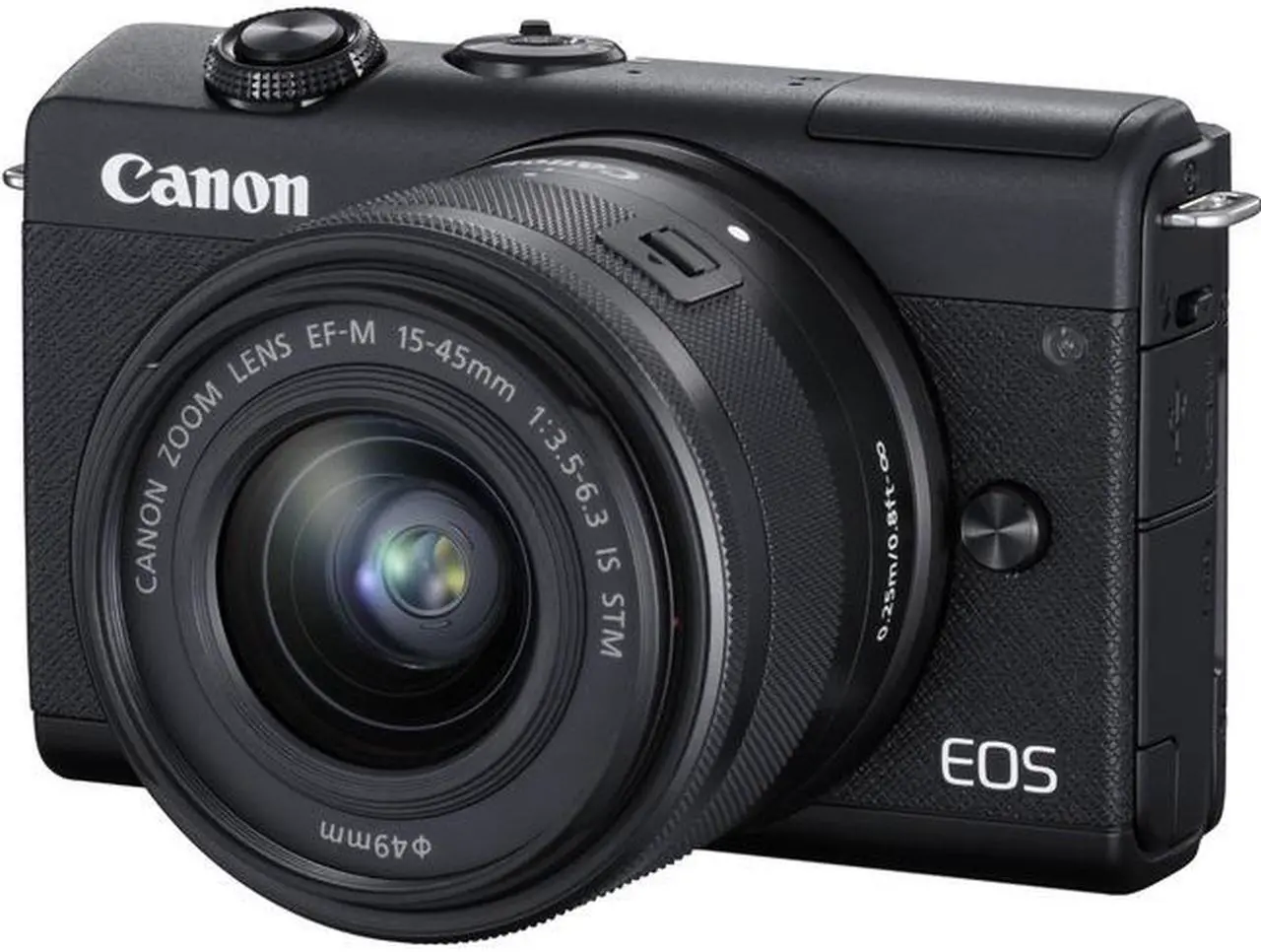 Alt view image 16 of 20 - Canon EOS M200 Mirrorless Camera with 15-45mm Lens -Black
