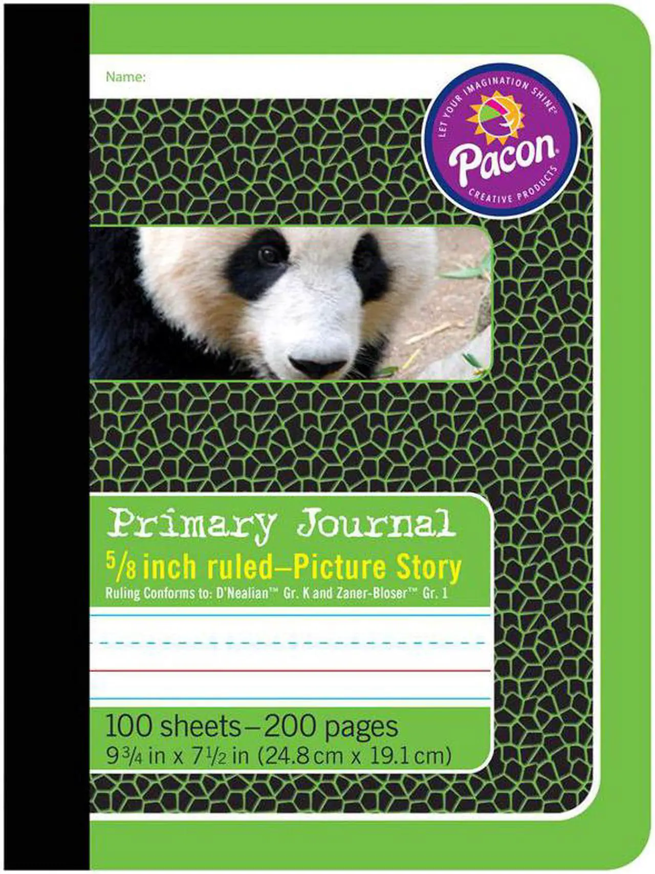 Alt view image 2 of 7 - Pacon 2428 Composition Book 100 Sheet - Ruled - 9.75" x 7.50" - 1 Each - White Paper