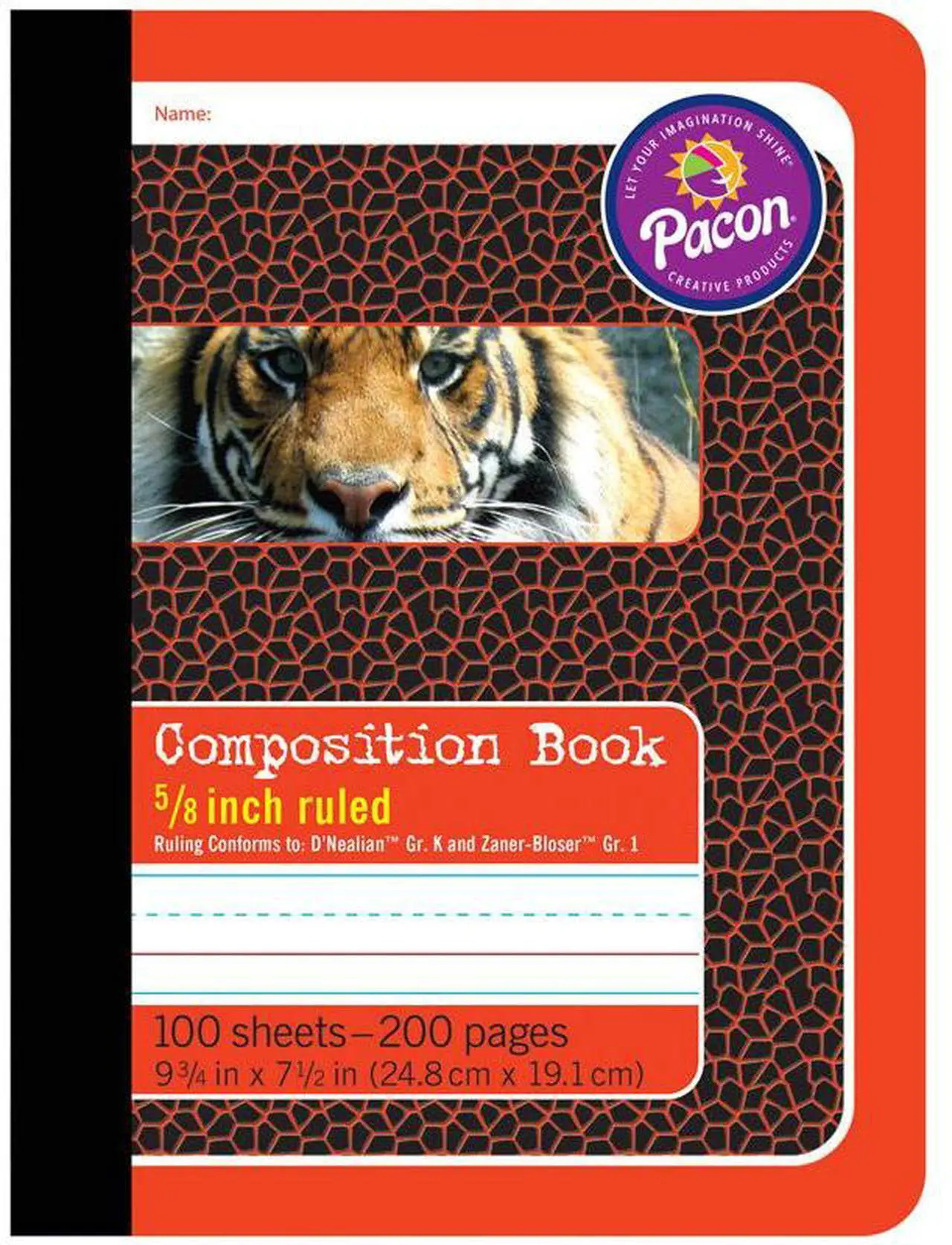 Alt view image 4 of 12 - Pacon 2427 Composition Book 100 Sheet - Ruled - 9.75" x 7.50" - 1 Each - White Paper