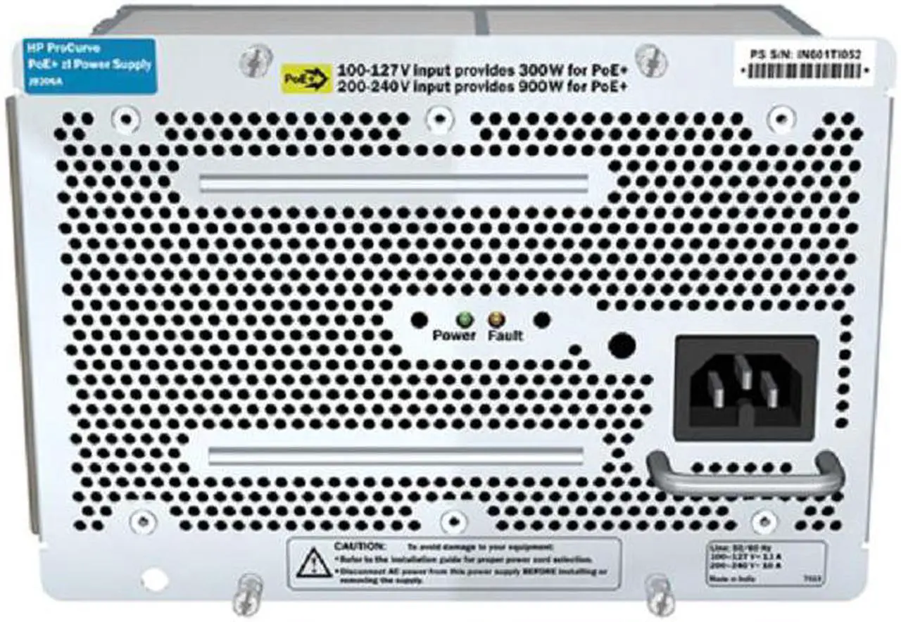 Alt view image 4 of 5 - HP J9306A ProCurve 1500W AC Power Supply