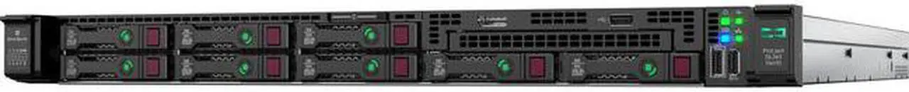 Main image of HPE P40638-B21 ProLiant DL360 G10 1U Blade Server - 1 x Intel Xeon Silver 4215R 3.20 GHz - 32 GB RAM - Serial ATA Controller