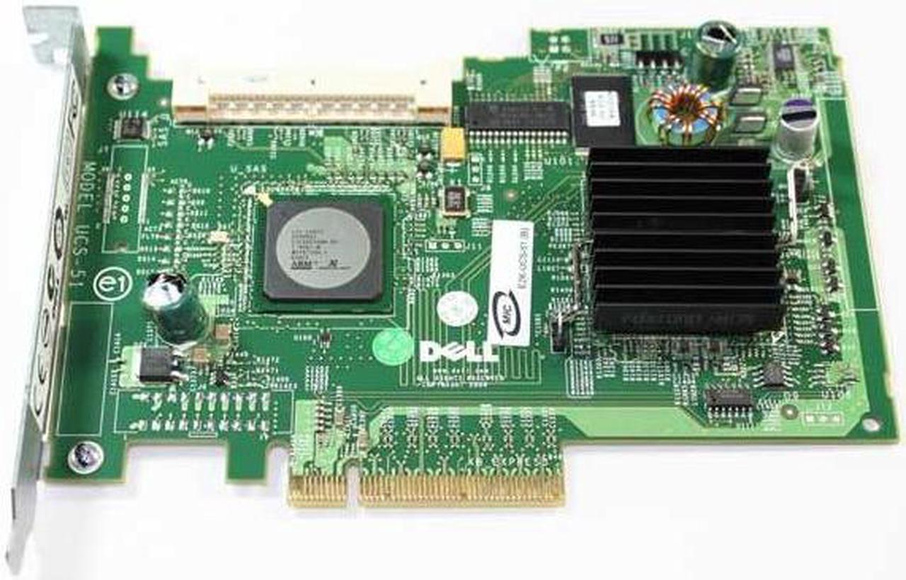 Dell Gu186  Perc 5 Ir Single Channel Pciexpress Sas Raid Controller For Poweredge 840