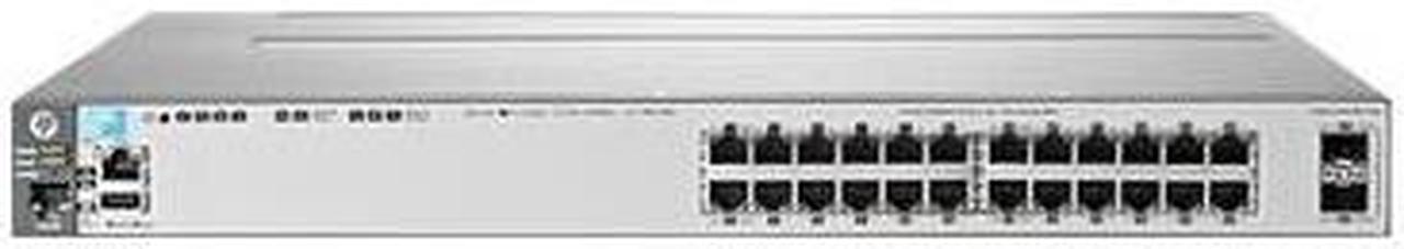 Alt view image 3 of 3 - Factory Sealed Renew HPE Aruba 3800 24G 2SFP+ Switch (J9575A)