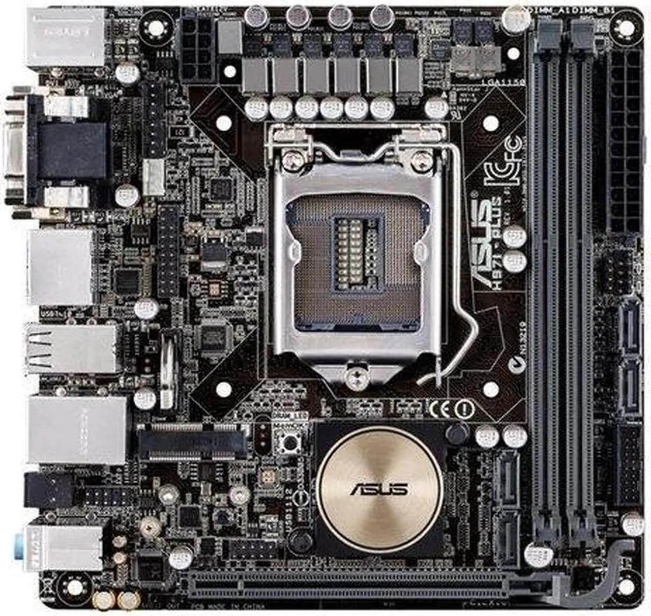 Alt view image 5 of 5 - ASUS H97I-PLUS LGA 1150 Intel H97 HDMI SATA 6Gb/s USB 3.0 Mini ITX Intel Motherboard