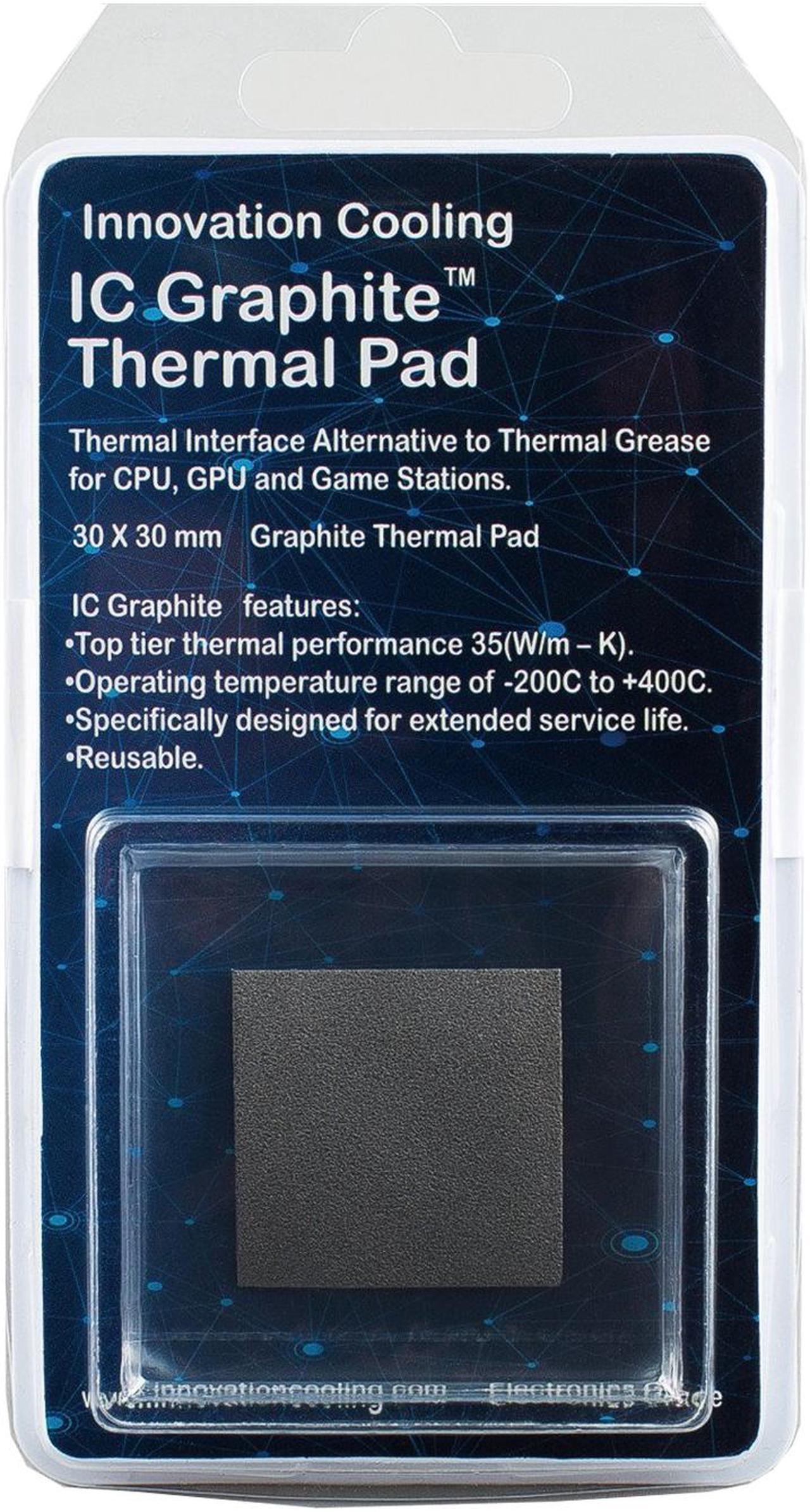Main image of Innovation Cooling Graphite Thermal Pad – Alternative To Thermal Paste/Grease (30 X 30mm)