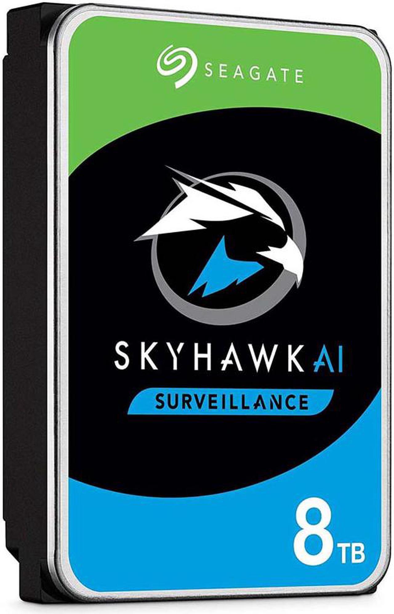 Seagate ST8000VE000 Skyhawk AI 8TB SATA III 7200 RPM 256MB 3.5" Surveillance Hard Drive