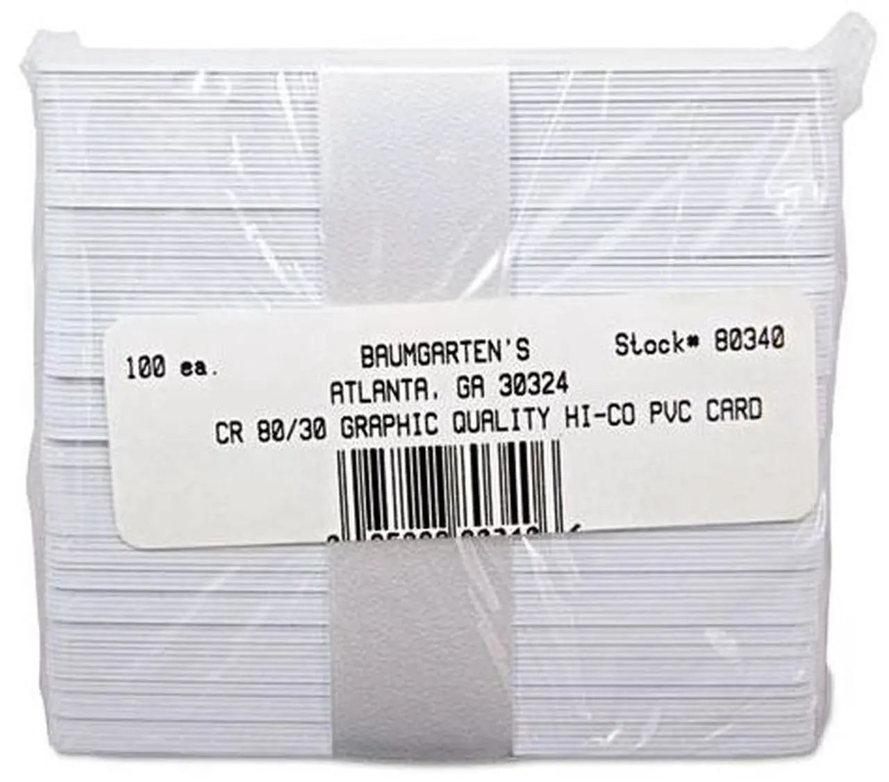 Alt view image 2 of 11 - Baumgartens Blank ID Cards CR80 Size 30 mil 2-1/8"x3-3/8" 100/PK WE 80300