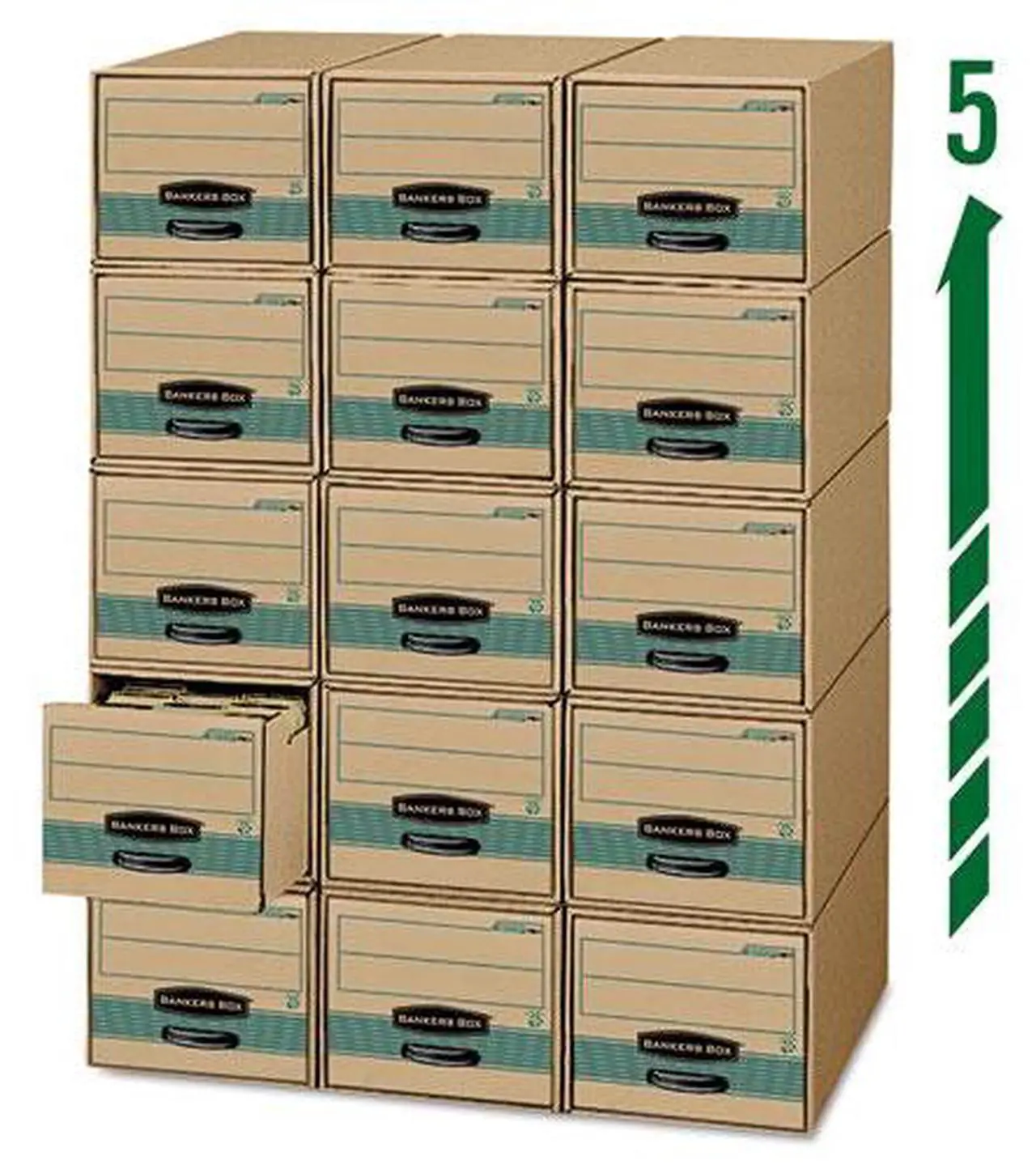 Alt view image 3 of 7 - Bankers Box Stor/Drawer Steel Plus - Card 12 EA/CT