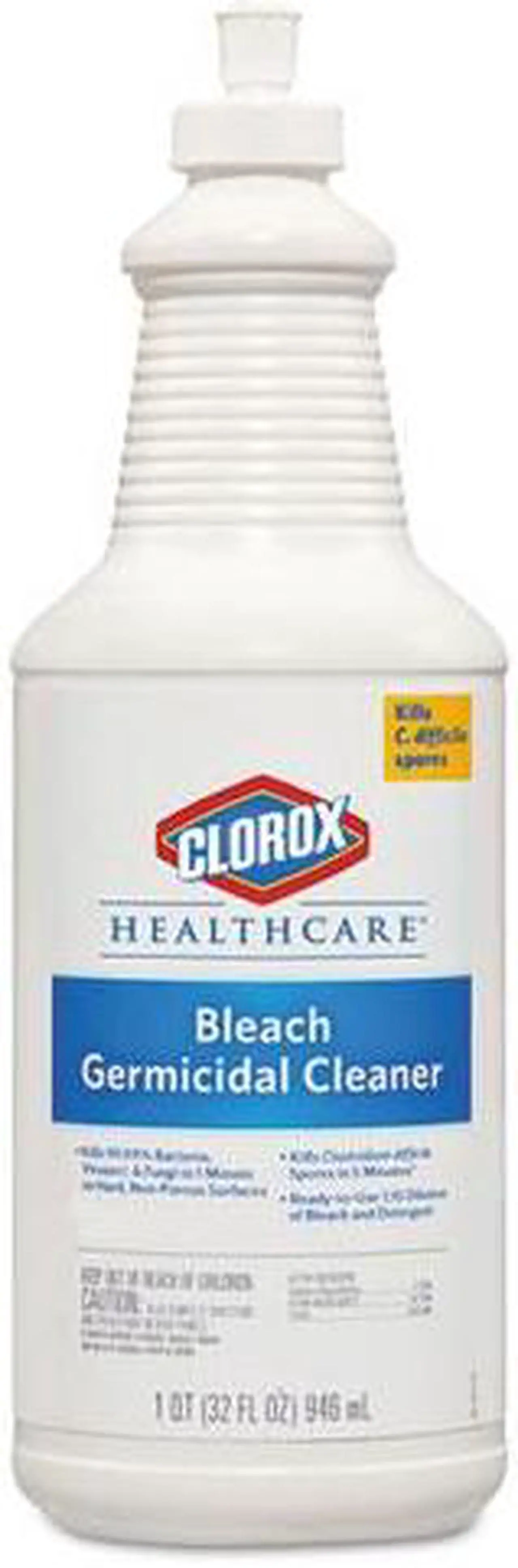 Main image of Clorox Bleach Germicidal Cleaner, 32 oz Pull-Top Bottle, 6/Carton CLO68832CT
