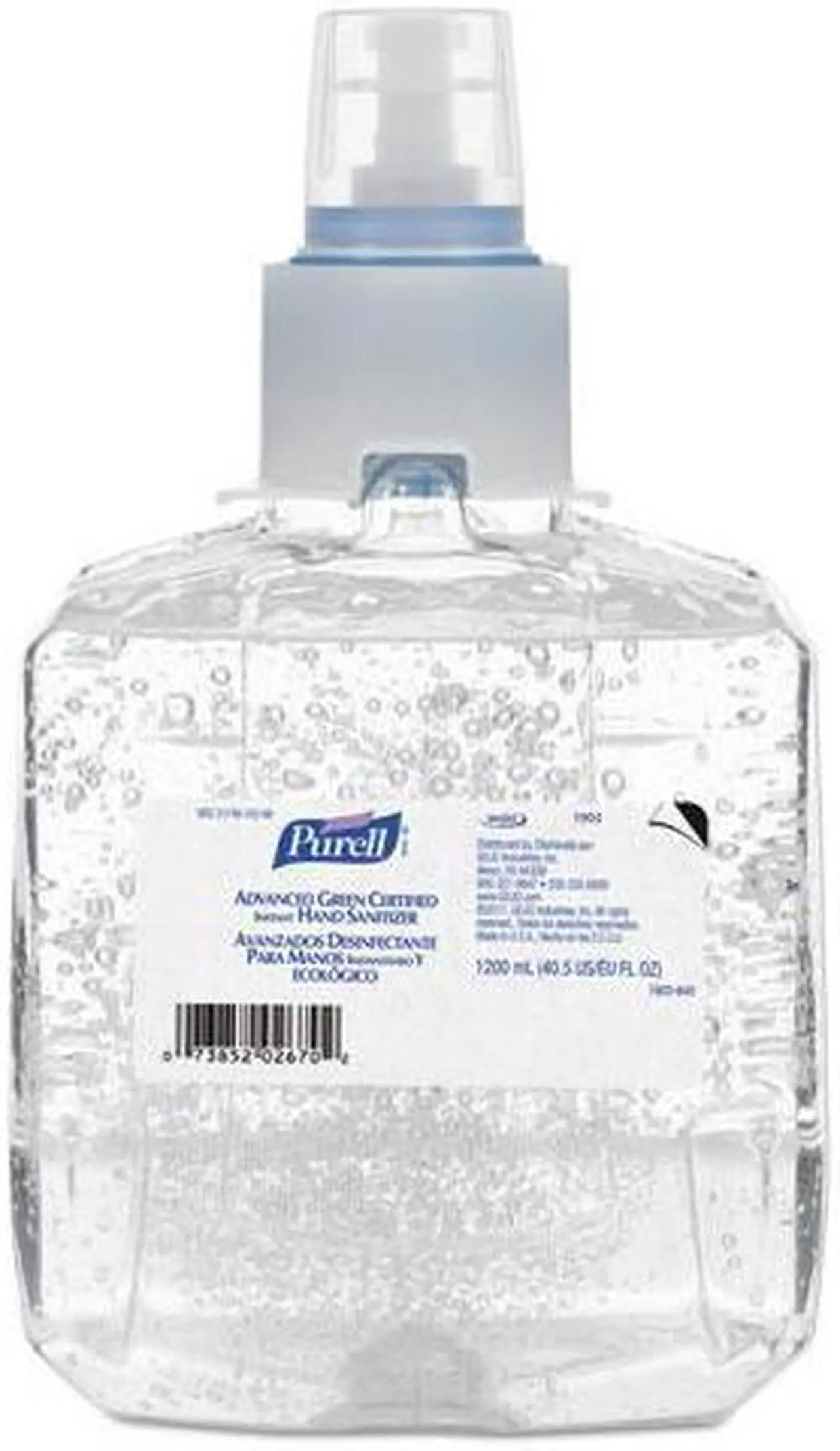 Main image of Purell 190302CT  Advanced Green Certified Instant Hand Sanitizer Refill, 1200mL, FragranceFree, 2/Carton, 1 Carton