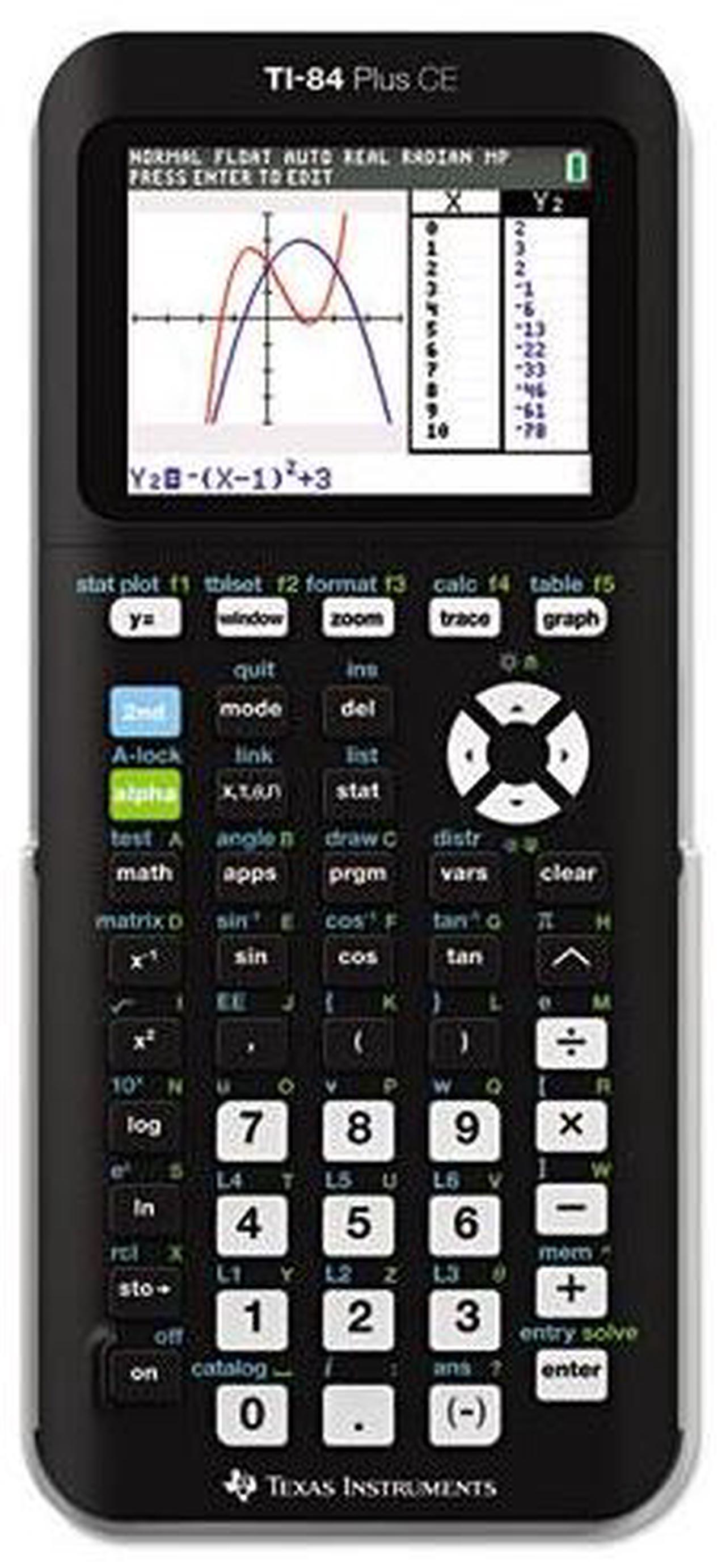 Alt view image 4 of 20 - Ti84 Plus Ce Graphing Black