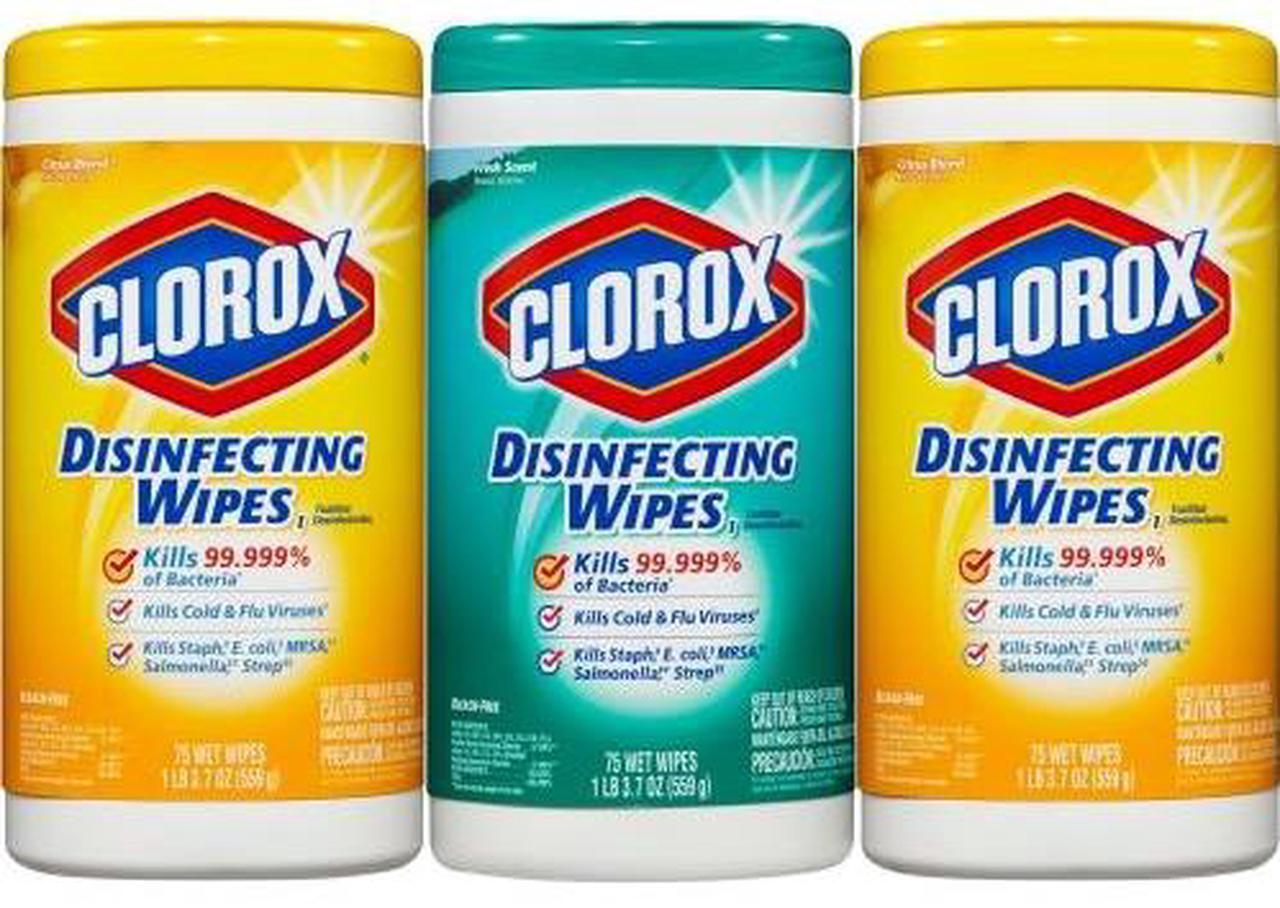 Alt view image 6 of 15 - Clorox Disinfecting Wipes Value Pack 1949018